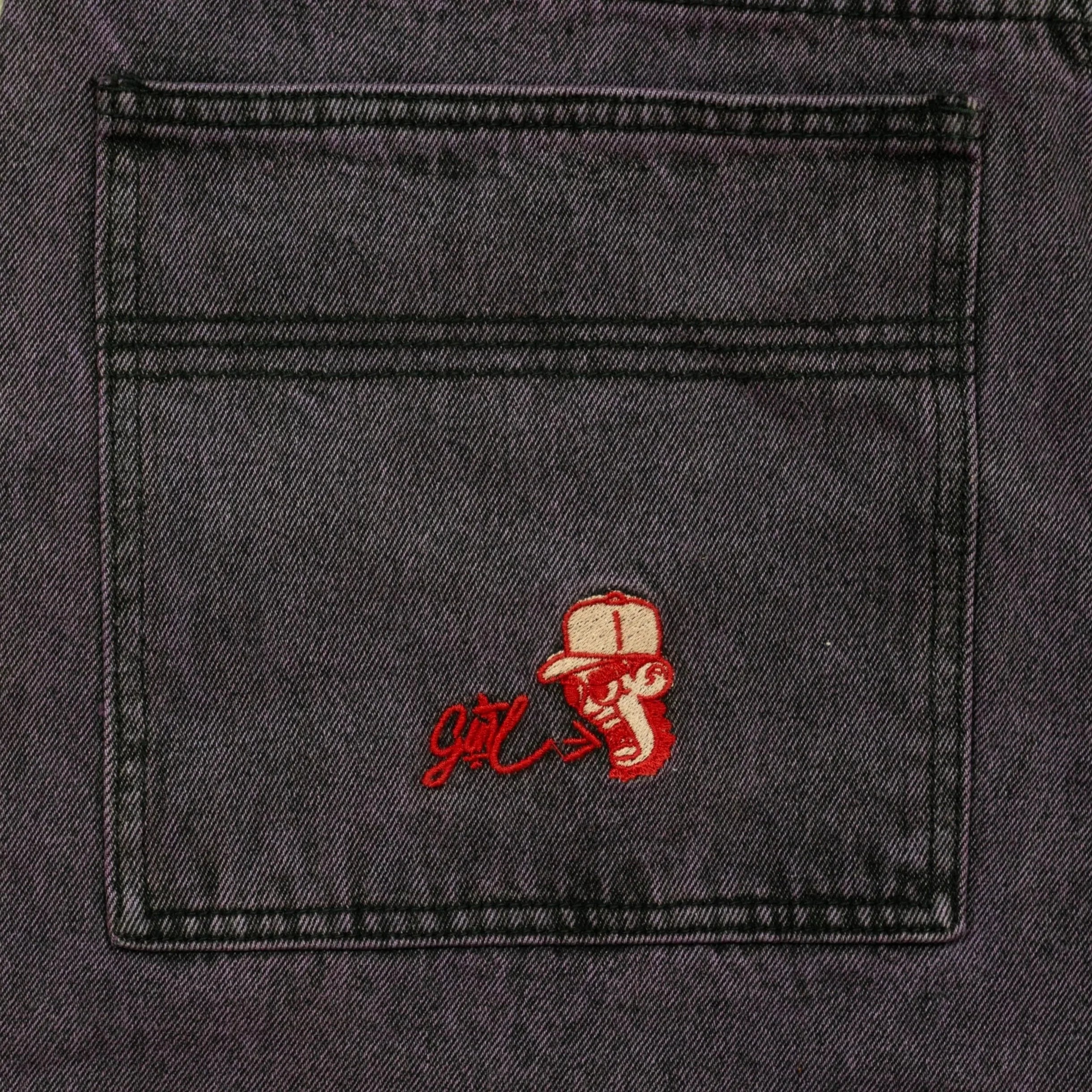 Baggy Dark Purple Denim