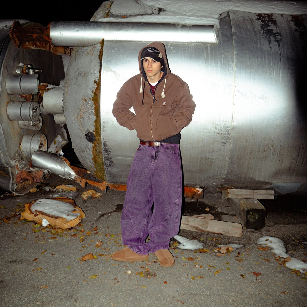 Baggy Dark Purple Denim