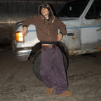 Baggy Dark Purple Denim