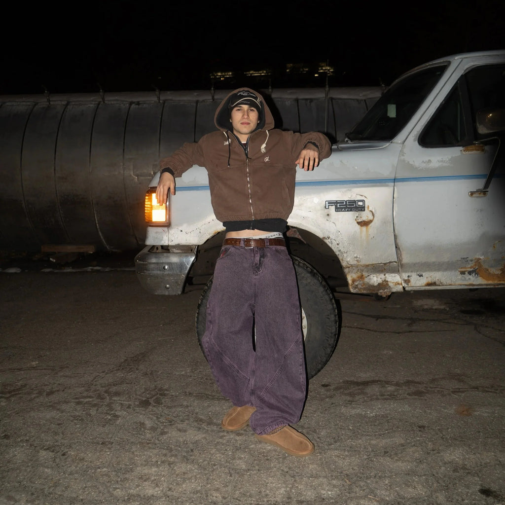 Baggy Dark Purple Denim