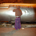 Baggy Dark Purple Denim