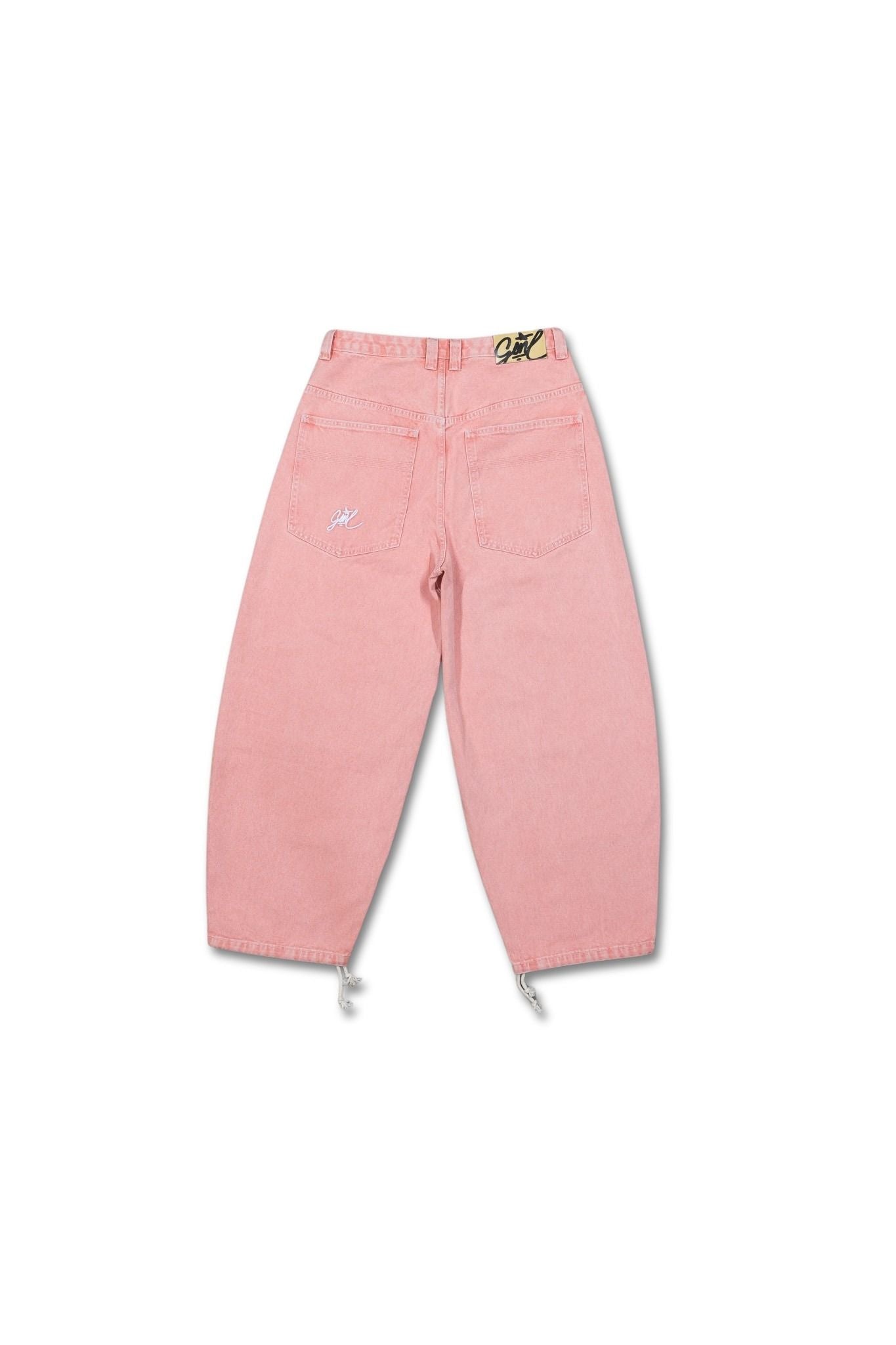 Pink Washed Baggy Denim Gone