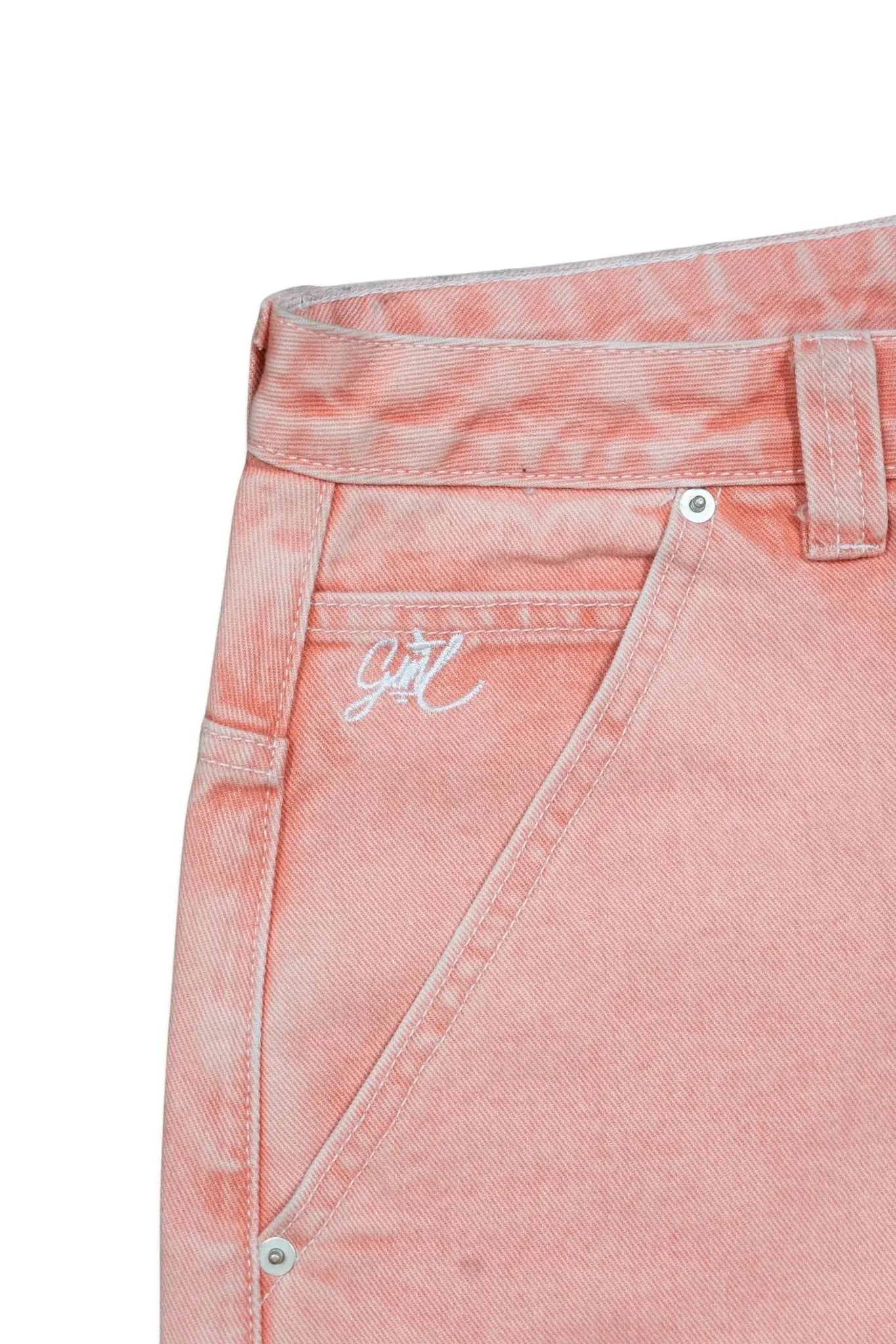 Pink Washed Baggy Denim Gone