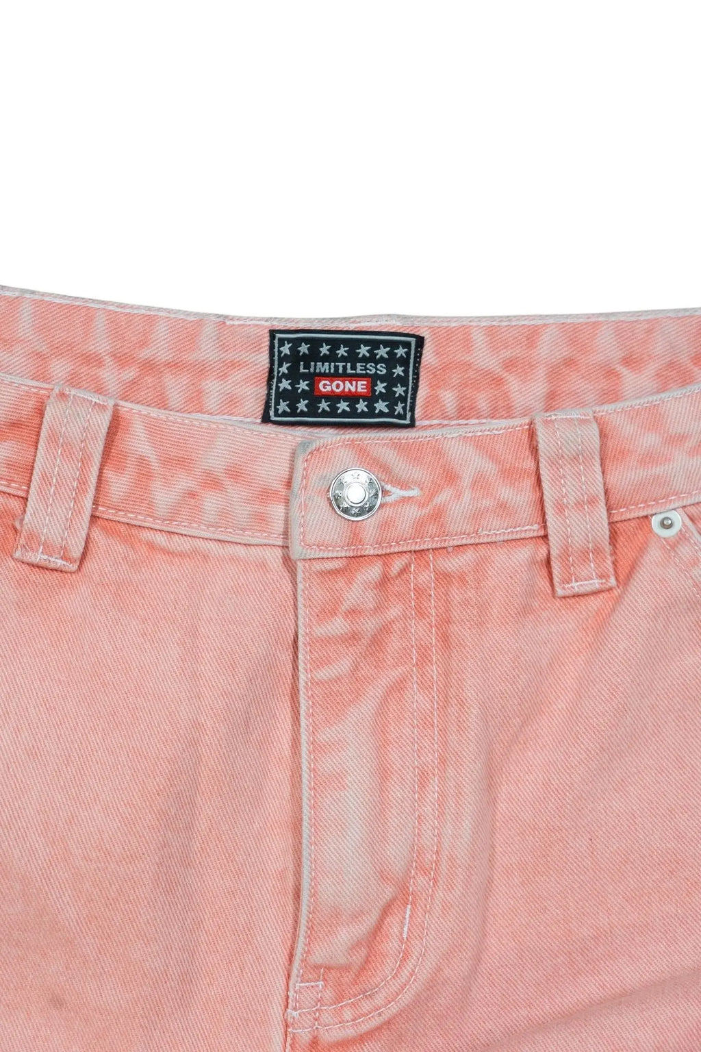 Pink Washed Baggy Denim Gone