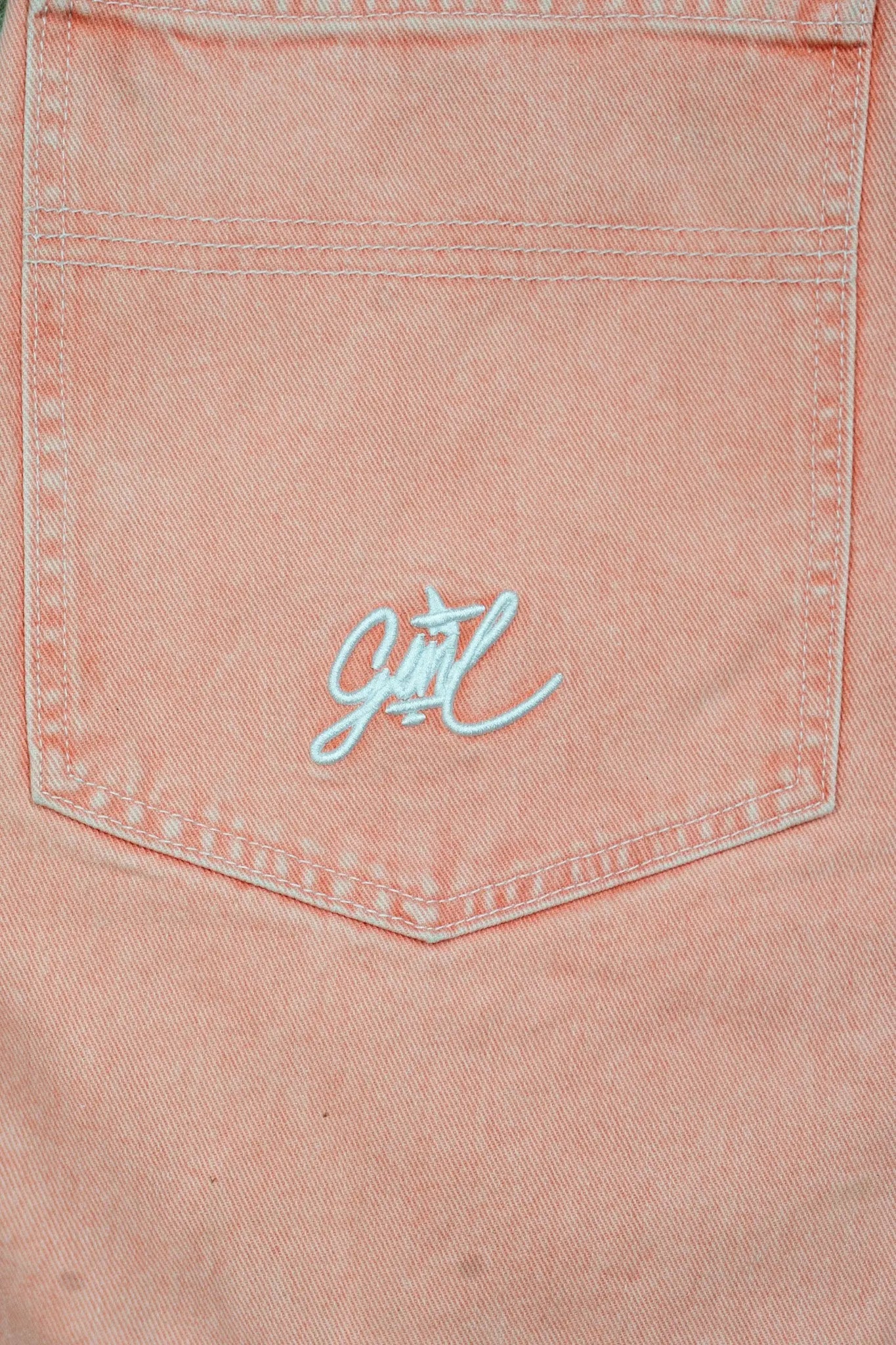Pink Washed Baggy Denim Gone