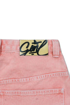 Pink Washed Baggy Denim Gone