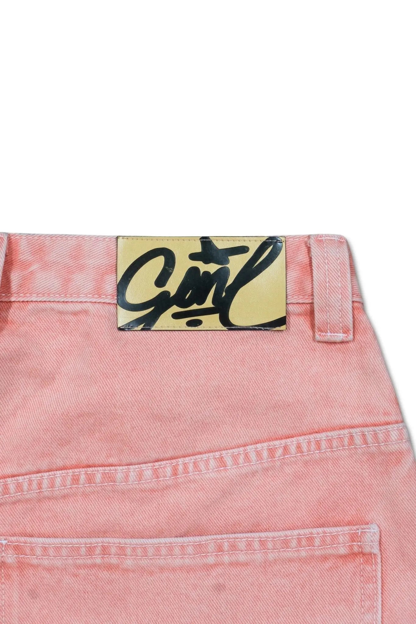 Pink Washed Baggy Denim Gone