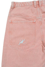 Pink Washed Baggy Denim Gone