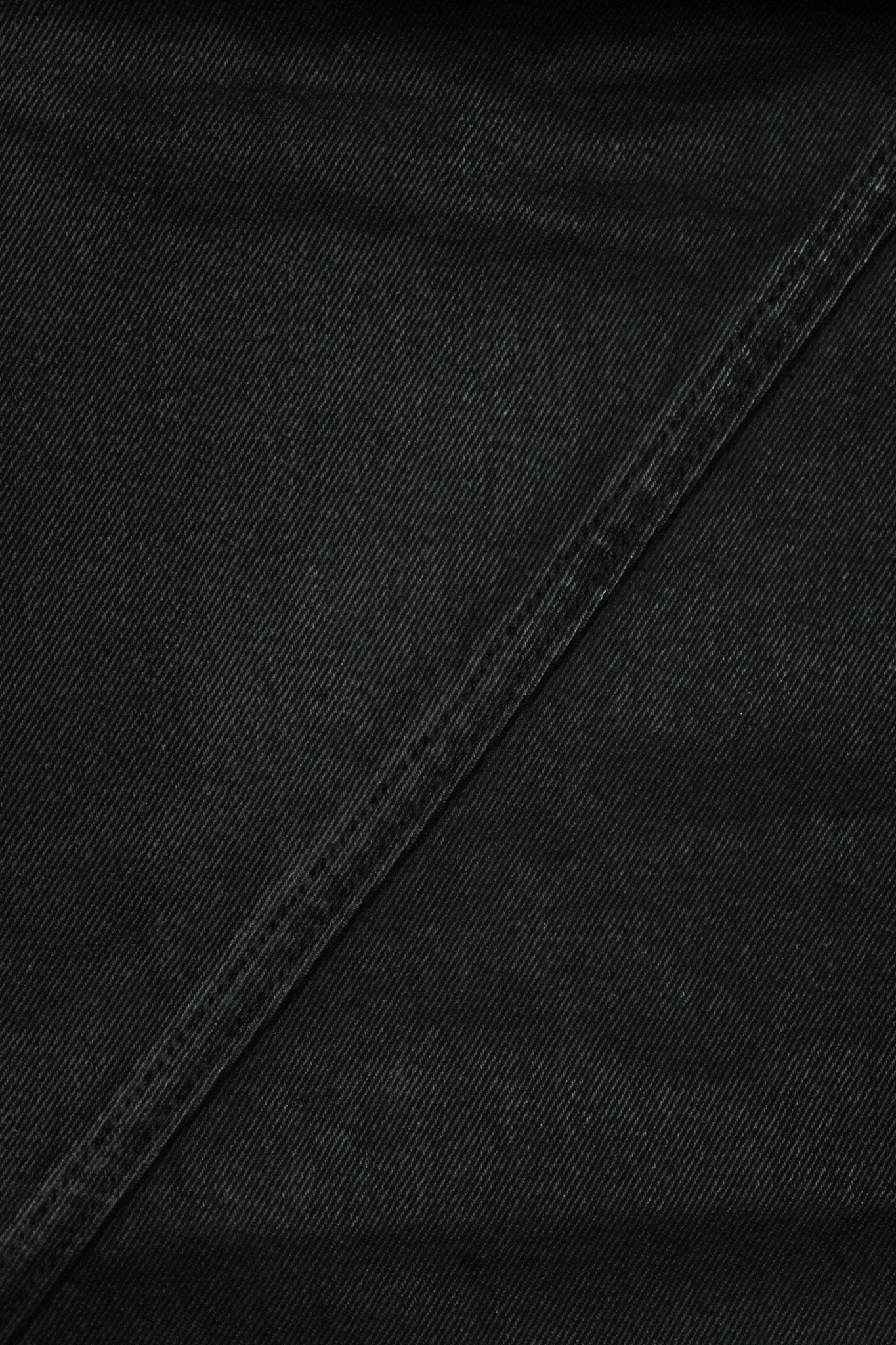 Black Waxed Baggy Denim Gone