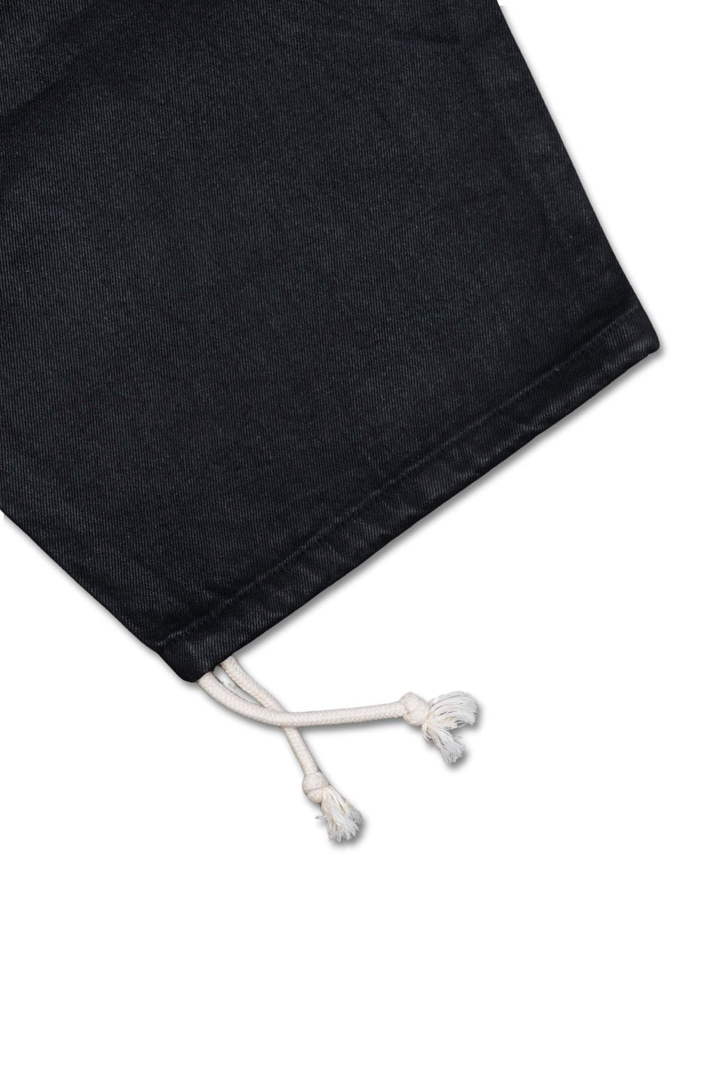 Black Waxed Baggy Denim Gone