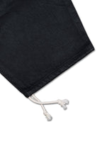 Black Waxed Baggy Denim Gone