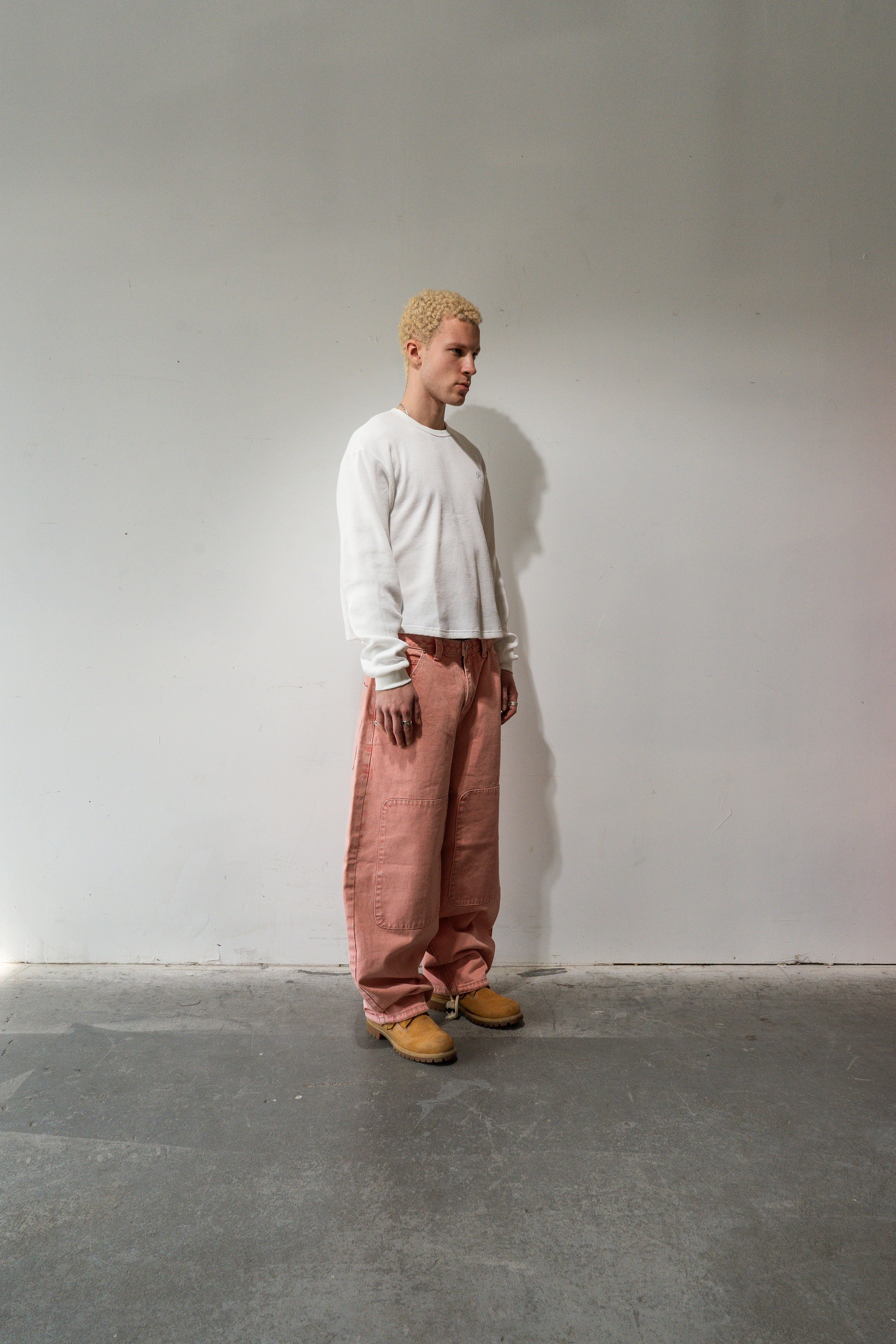 Pink Washed Baggy Denim Gone