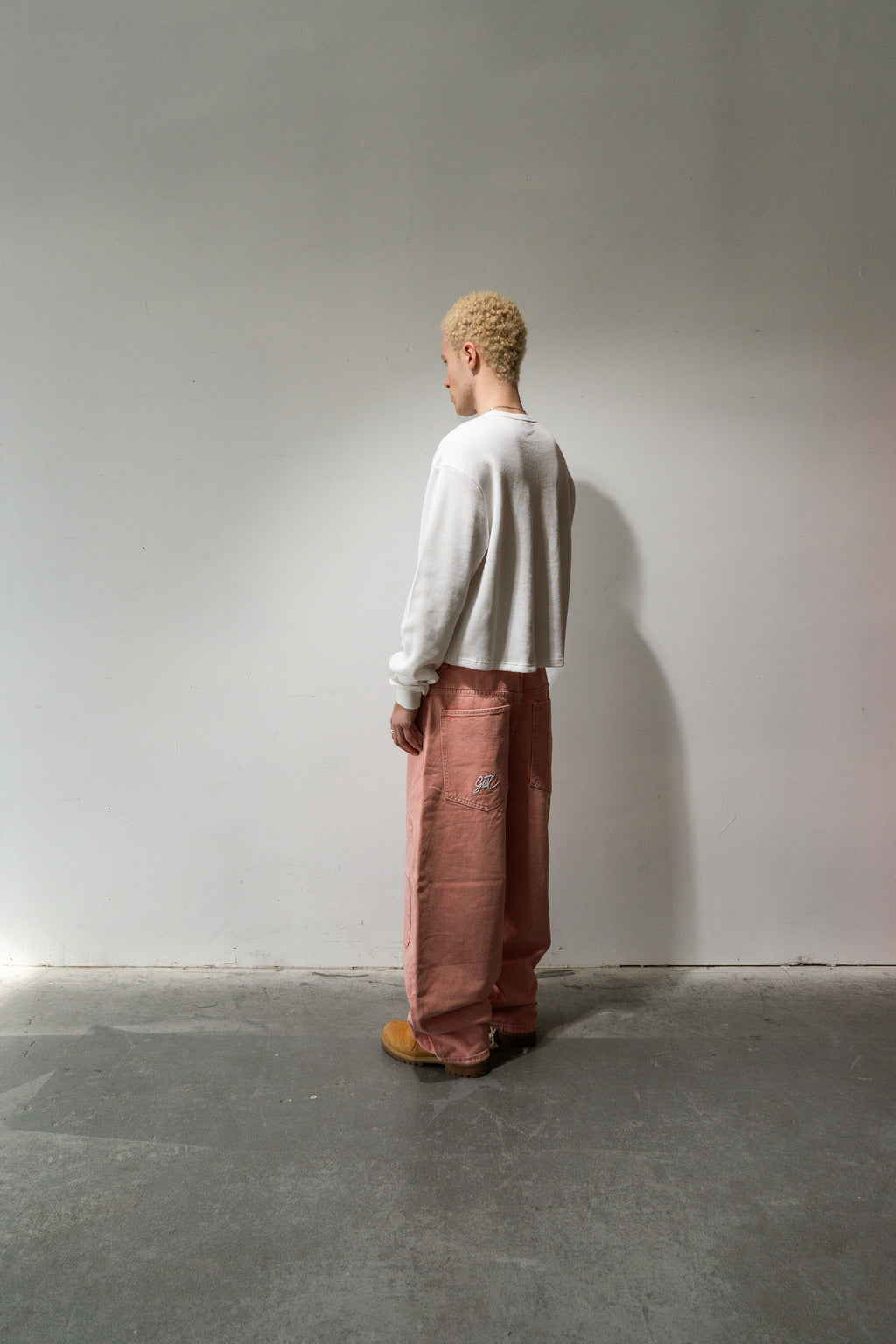 Pink Washed Baggy Denim Gone