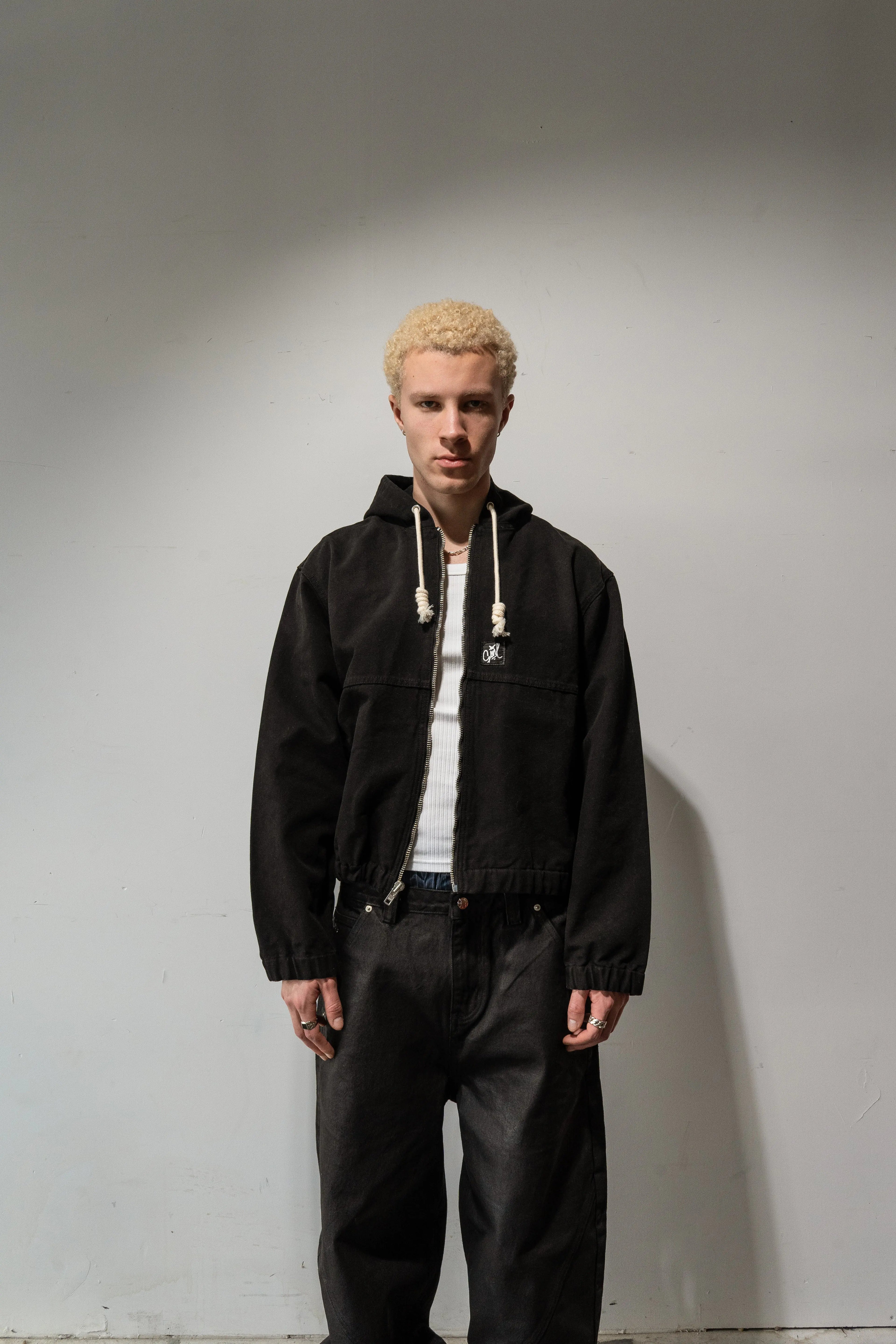 Black Canvas Work Jacket Gone