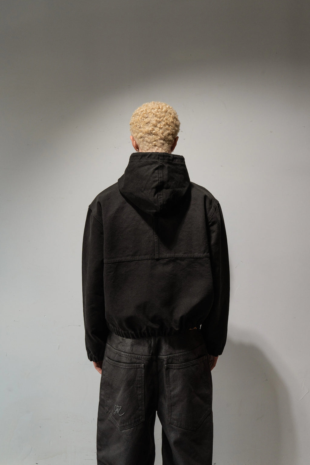Black Canvas Work Jacket Gone