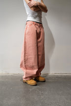 Pink Washed Baggy Denim Gone
