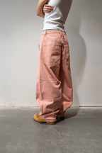 Pink Washed Baggy Denim Gone