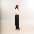 Baggy Black Raw Denim