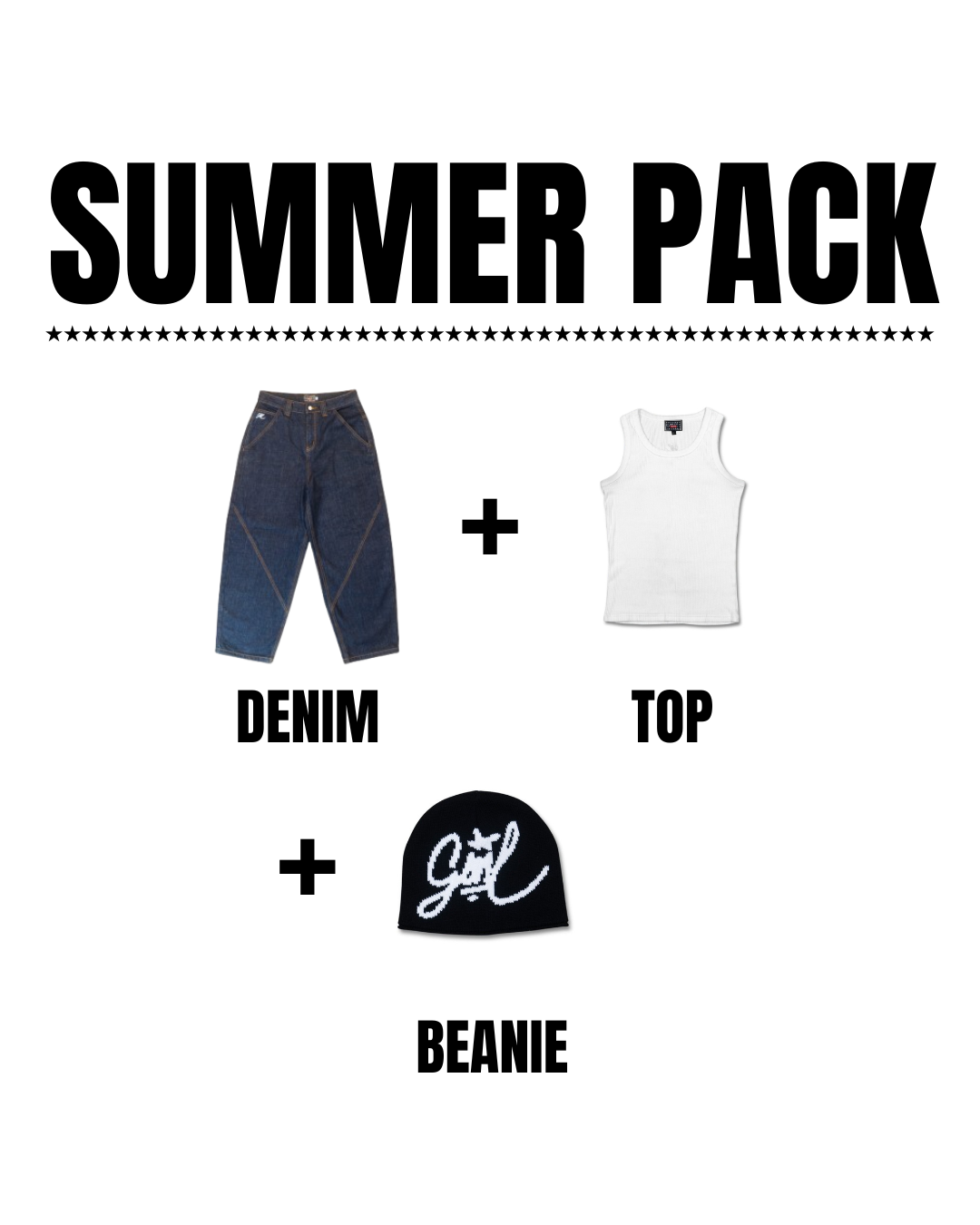 BLUE RAW DENIM SUMMER PACKS Gone